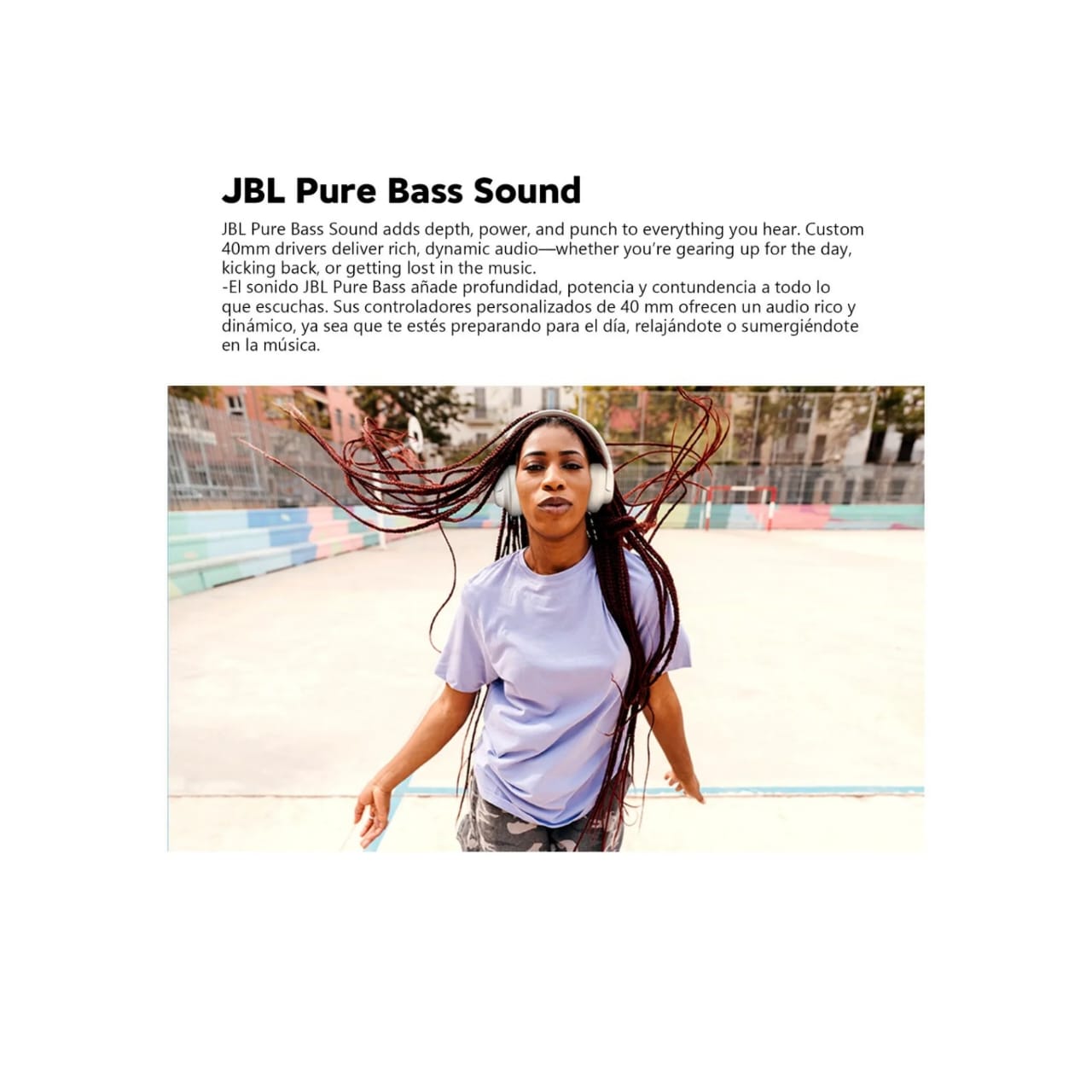 Auriculares inalámbricos Bluetooth negros Jbl Tune 730bt